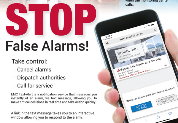EMC Text-Alert Notifications and Response – Free Optional Service