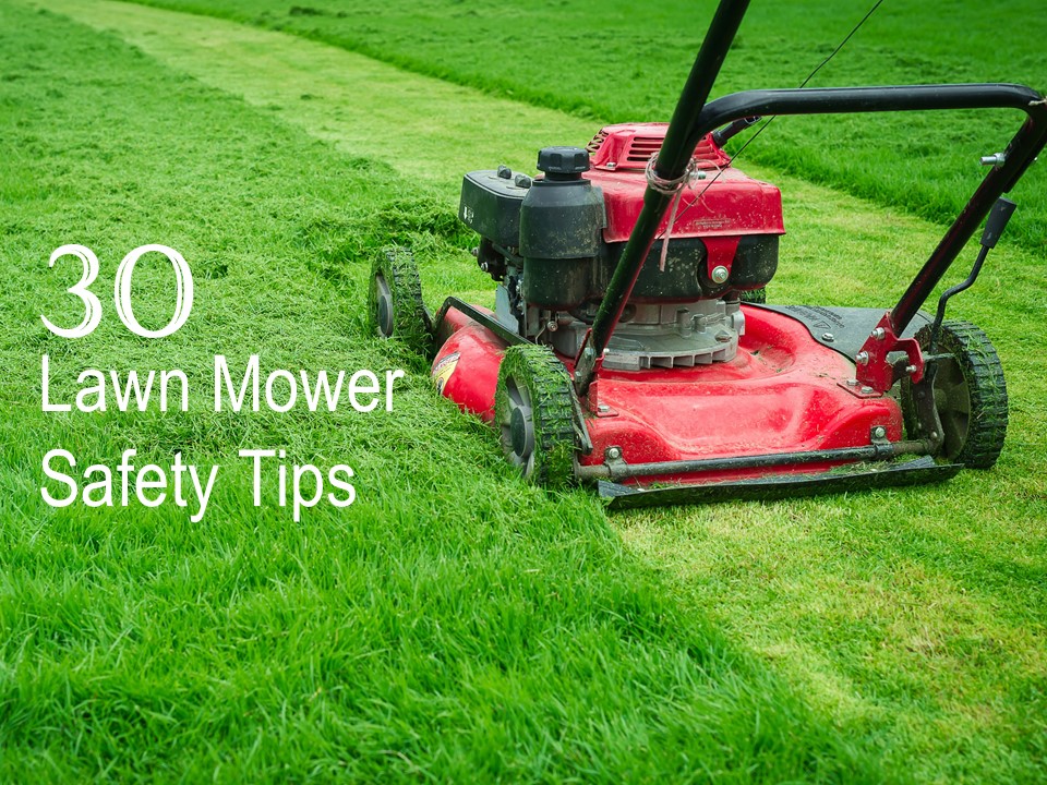 lawnmower safety tips