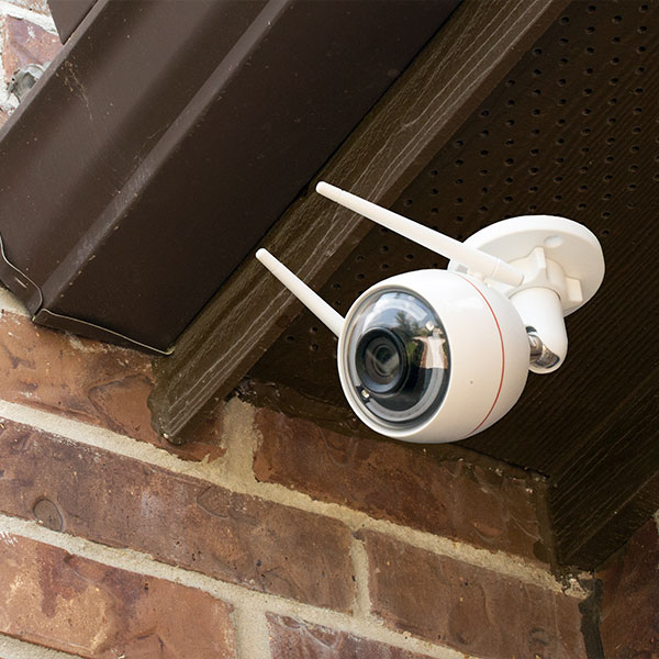 a home security camera