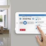 arming a home security system