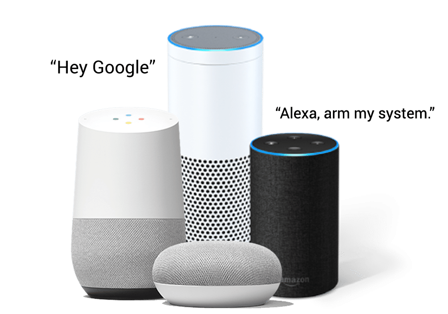 arming a security system with google and alexa