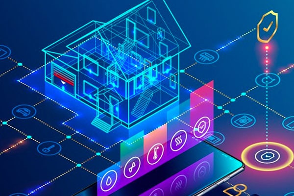 smart home technology in a house