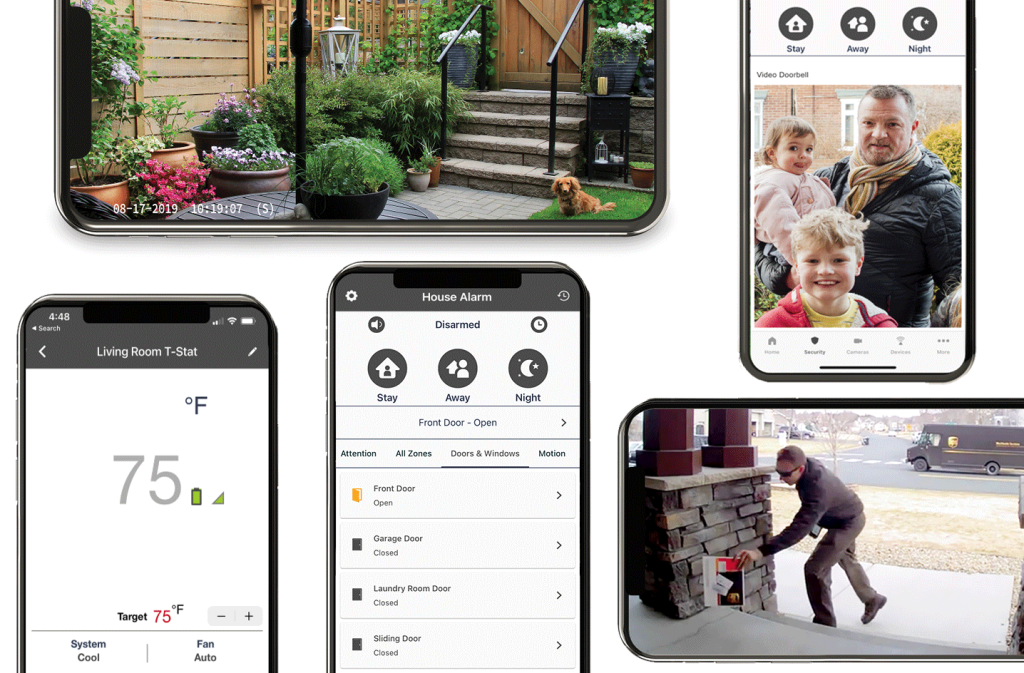 control your home security system with your smartphone